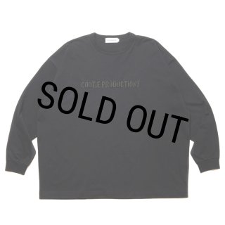 COOTIE PRODUCTIONS/Oversized L/S Tee（Embroidery）（Black