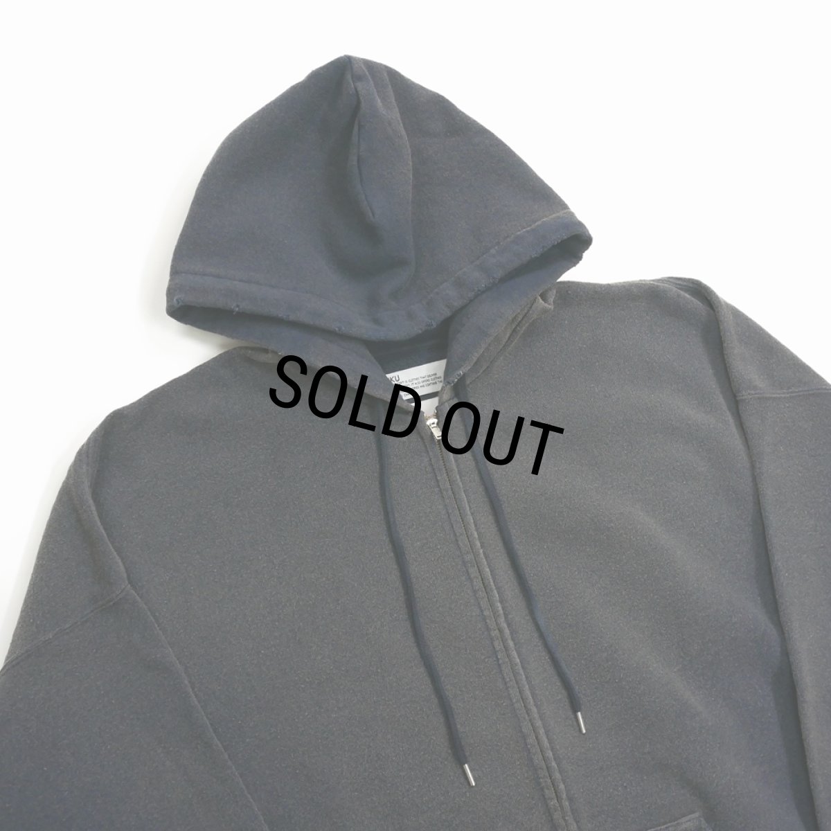 画像4: 【30%OFF】DAIRIKU/Waterproof Sunburn Hoodie（Vintage Navy）［ジップアップフーディー-24秋冬］ (4)