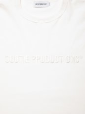 画像2: COOTIE PRODUCTIONS/Oversized L/S Tee（Embroidery）（White）［オーバーサイズ刺繍長袖T-24秋冬］ (2)