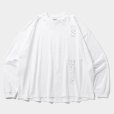 画像1: 【30%OFF】TIGHTBOOTH/STRAIGHT UP L/S T-SHIRT（White）［プリント長袖ポケT-24秋冬］ (1)