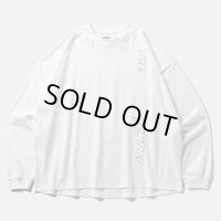 【30%OFF】TIGHTBOOTH/STRAIGHT UP L/S T-SHIRT（White）［プリント長袖ポケT-24秋冬］