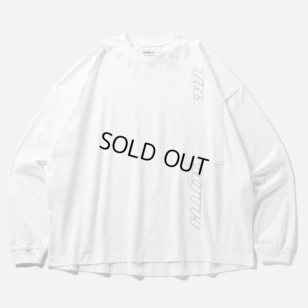 画像1: 【30%OFF】TIGHTBOOTH/STRAIGHT UP L/S T-SHIRT（White）［プリント長袖ポケT-24秋冬］