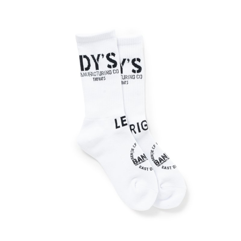 画像2: RATS/PILE SOCKS（WHITE）［ソックス-24秋冬］