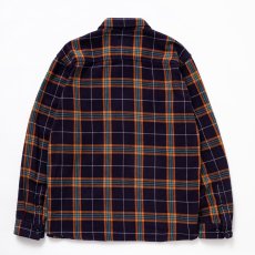 画像2: 【30%OFF】RATS/COTTON FLANNEL NAVY CHECK SHIRT（NAVY CHECK）［フランネルチェックシャツ-24秋冬］ (2)