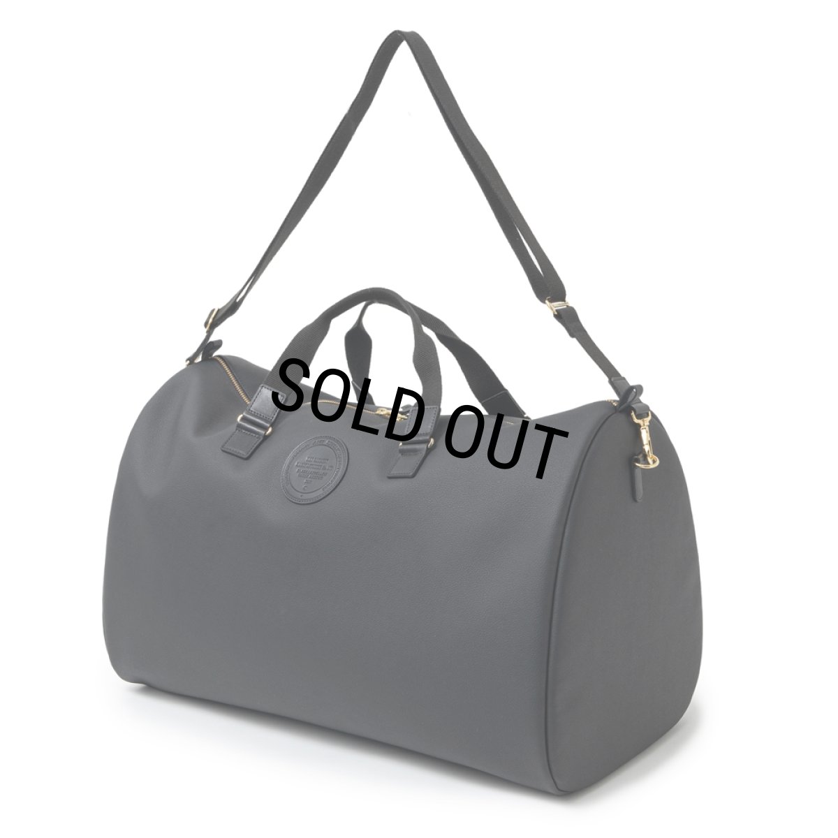 画像2: 【40%OFF】RATS/SYNTHETIC LEATHER BOSTON BAG（BLACK）［シンセティックレザーボストンバッグ-24秋冬］ (2)