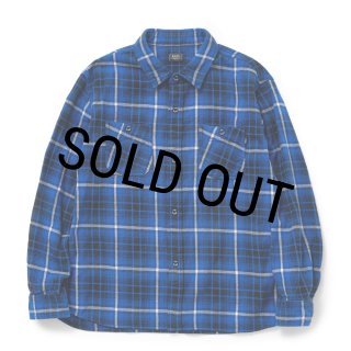 40%OFF】RATS/COTTON FLANNEL BLUE CHECK SHIRT（BLUE CHECK