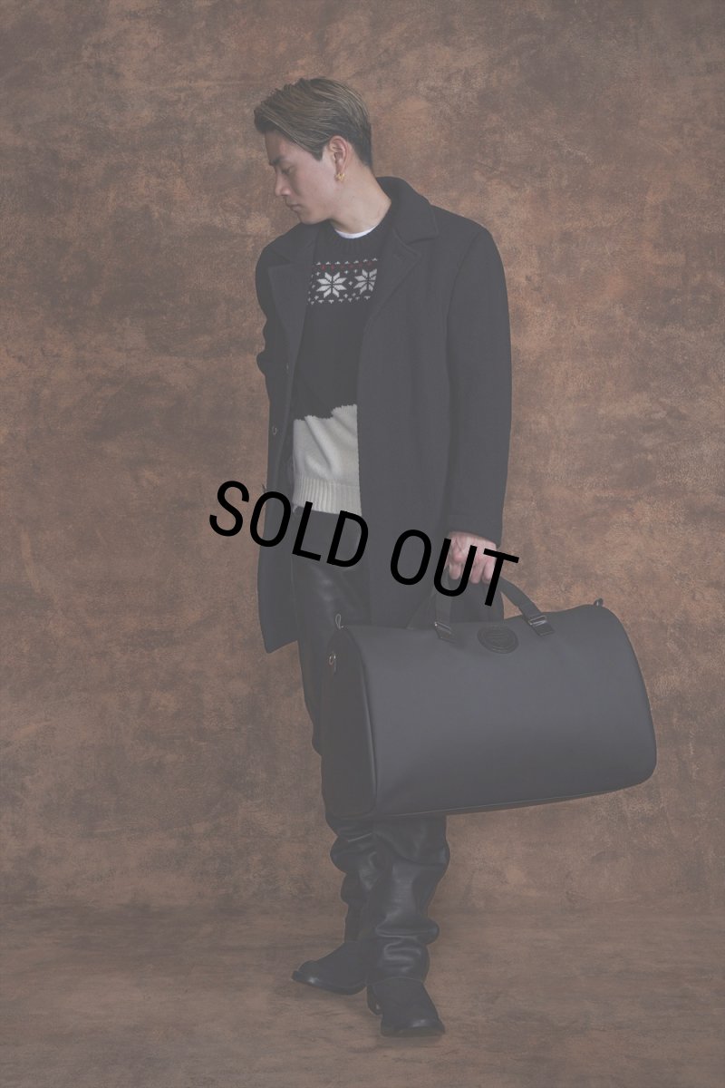 画像7: 【40%OFF】RATS/SYNTHETIC LEATHER BOSTON BAG（BLACK）［シンセティックレザーボストンバッグ-24秋冬］ (7)
