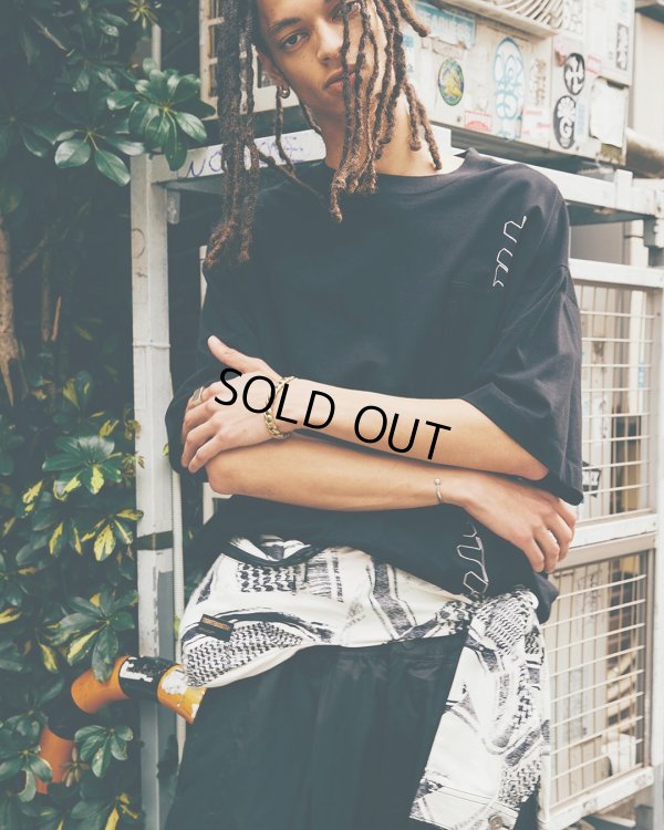 画像3: 【30%OFF】TIGHTBOOTH/STRAIGHT UP T-SHIRT（Black）［プリントポケT-24夏］