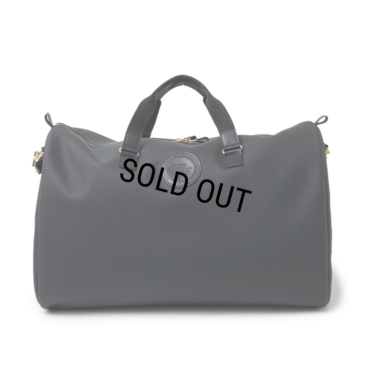 画像1: 【40%OFF】RATS/SYNTHETIC LEATHER BOSTON BAG（BLACK）［シンセティックレザーボストンバッグ-24秋冬］ (1)