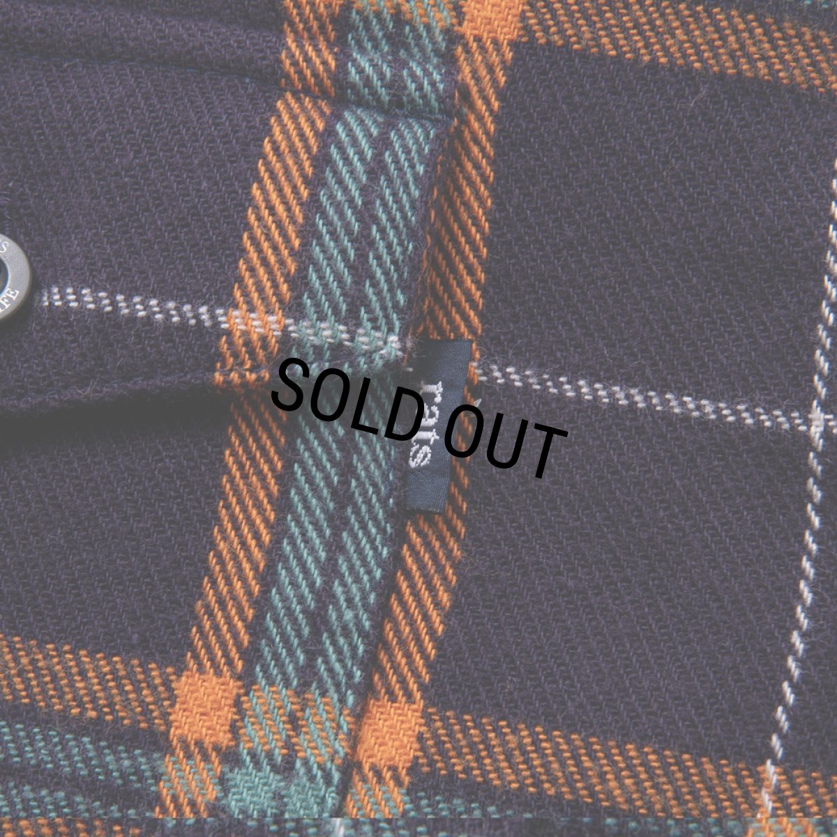 画像4: 【40%OFF】RATS/COTTON FLANNEL NAVY CHECK SHIRT（NAVY CHECK）［フランネルチェックシャツ-24秋冬］ (4)