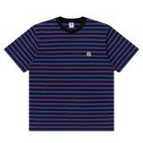 BlackEyePatch/BORDERED SMALL OG LABEL TEE（MULTI）