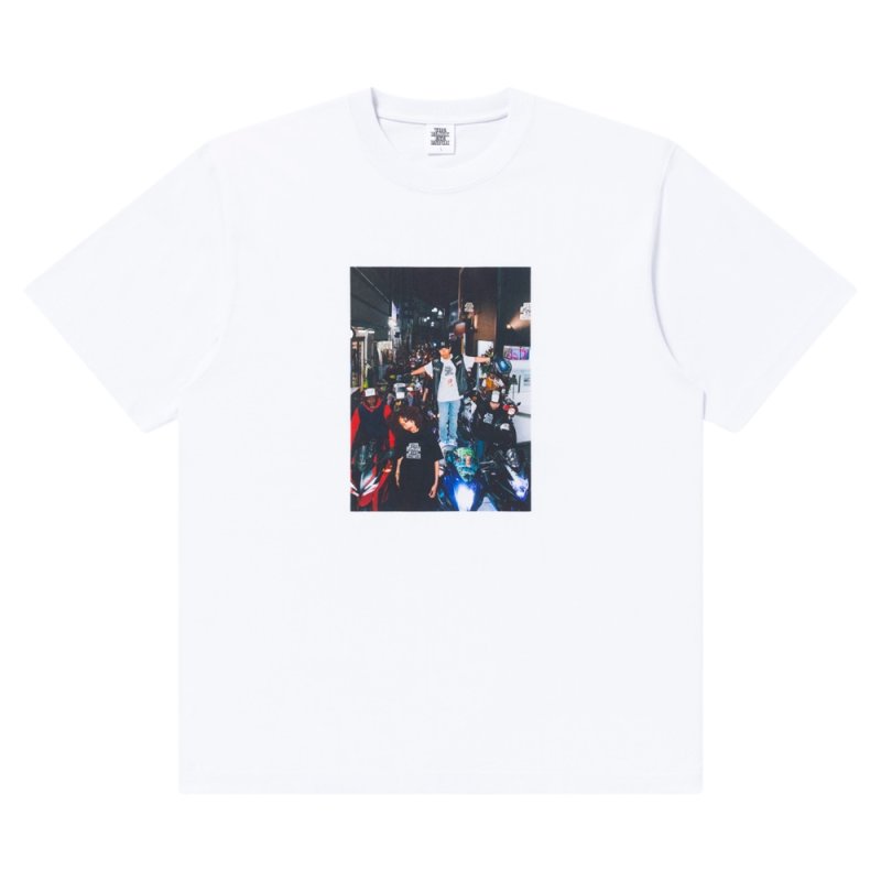 画像1: BlackEyePatch/URBAN RYDERS TEE(WHITE)
