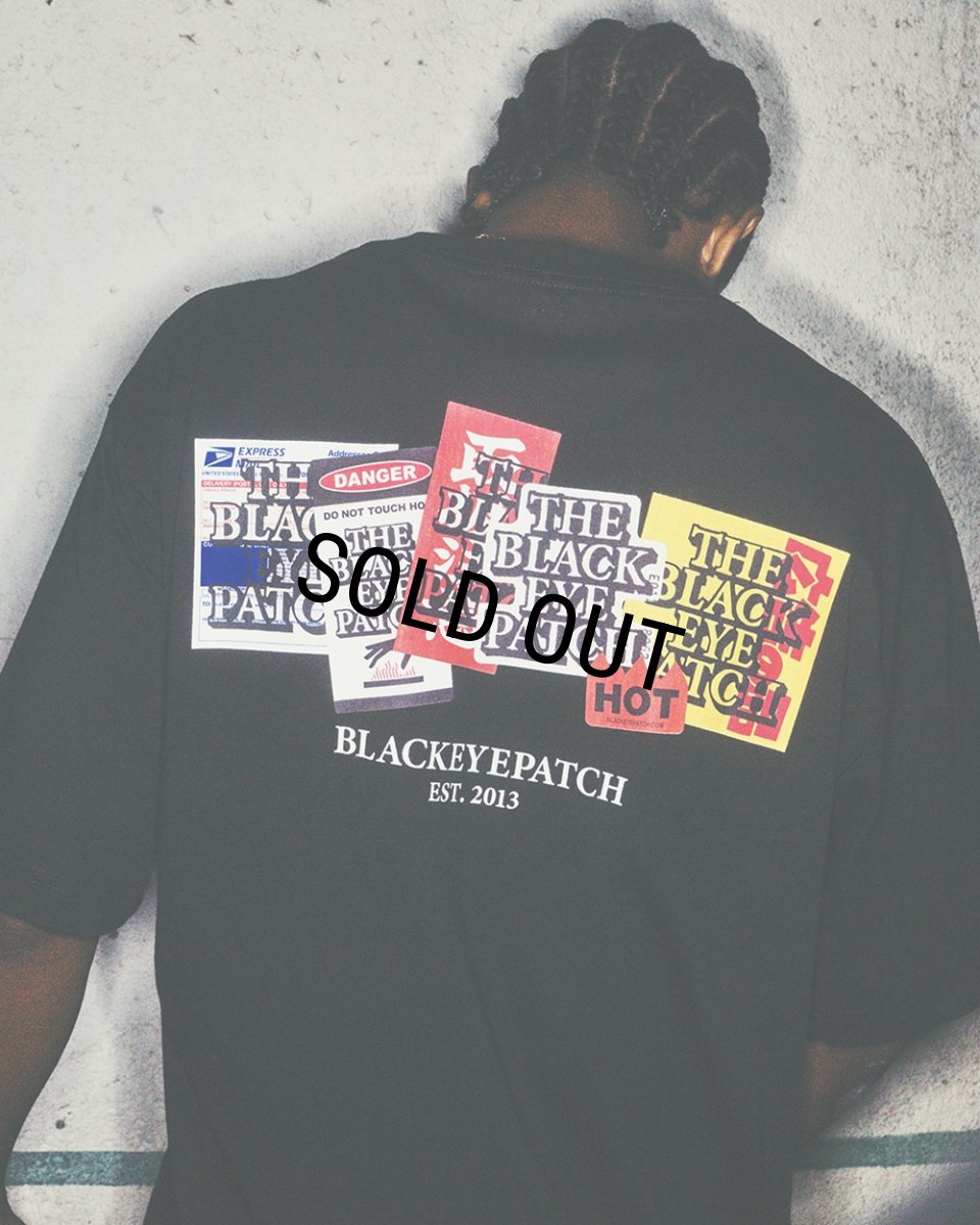 画像4: BlackEyePatch/LABEL PACK TEE(BLACK) (4)