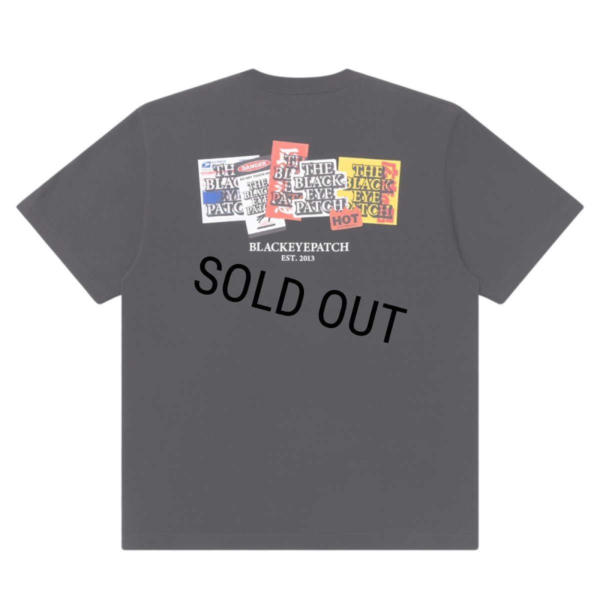画像2: BlackEyePatch/LABEL PACK TEE(BLACK) (2)