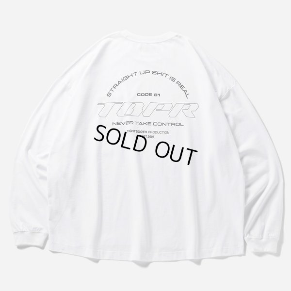 画像2: 【30%OFF】TIGHTBOOTH/STRAIGHT UP L/S T-SHIRT（White）［プリント長袖ポケT-24秋冬］
