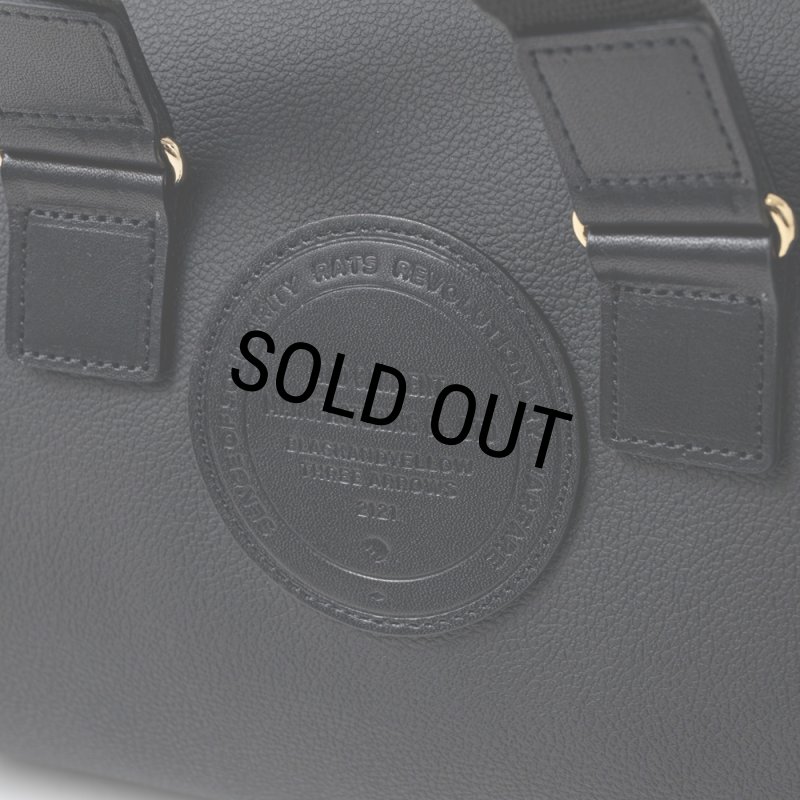 RATS/SYNTHETIC LEATHER MINI BOSTON BAG（BLACK）［シンセティック