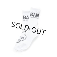 RATS/PILE SOCKS（WHITE）［ソックス-24秋冬］