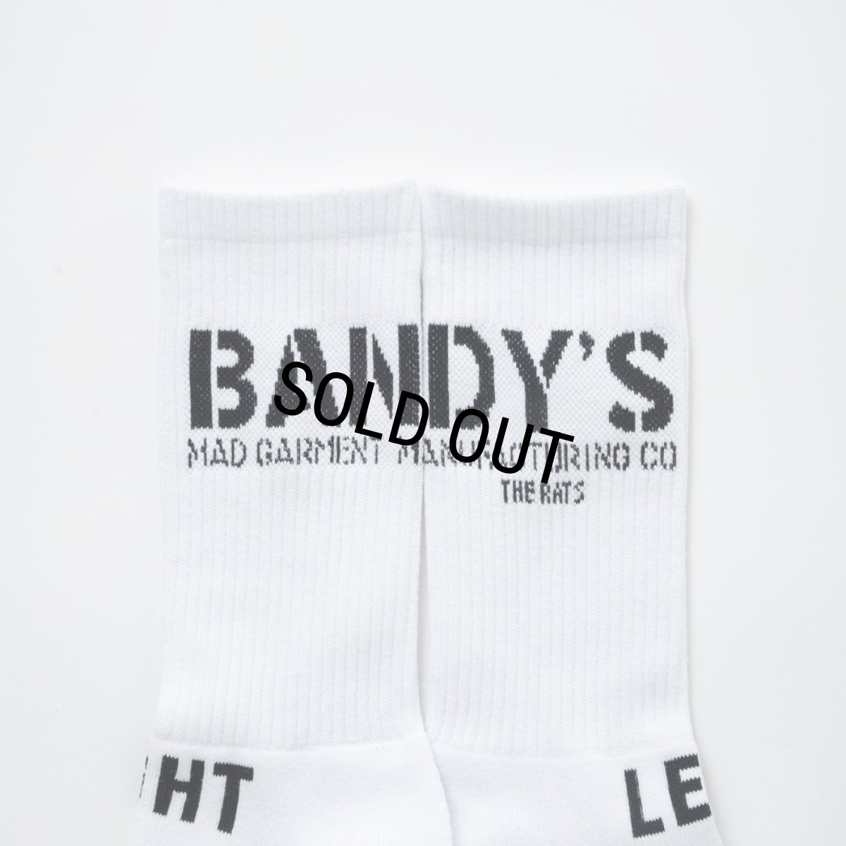 画像4: RATS/PILE SOCKS（WHITE）［ソックス-24秋冬］ (4)