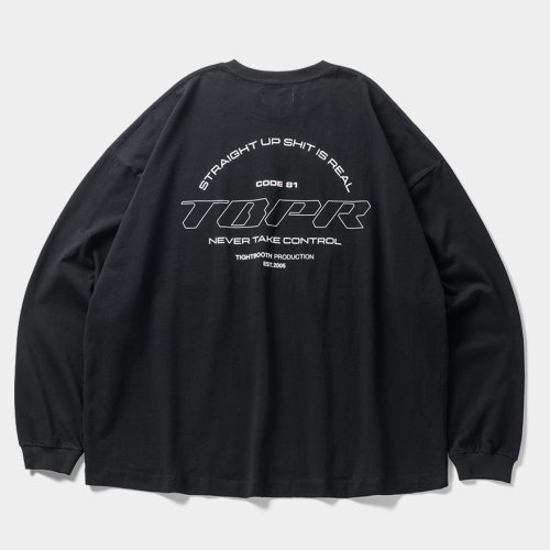 他の写真2: 【30%OFF】TIGHTBOOTH/STRAIGHT UP L/S T-SHIRT（Black）［プリント長袖ポケT-24秋冬］