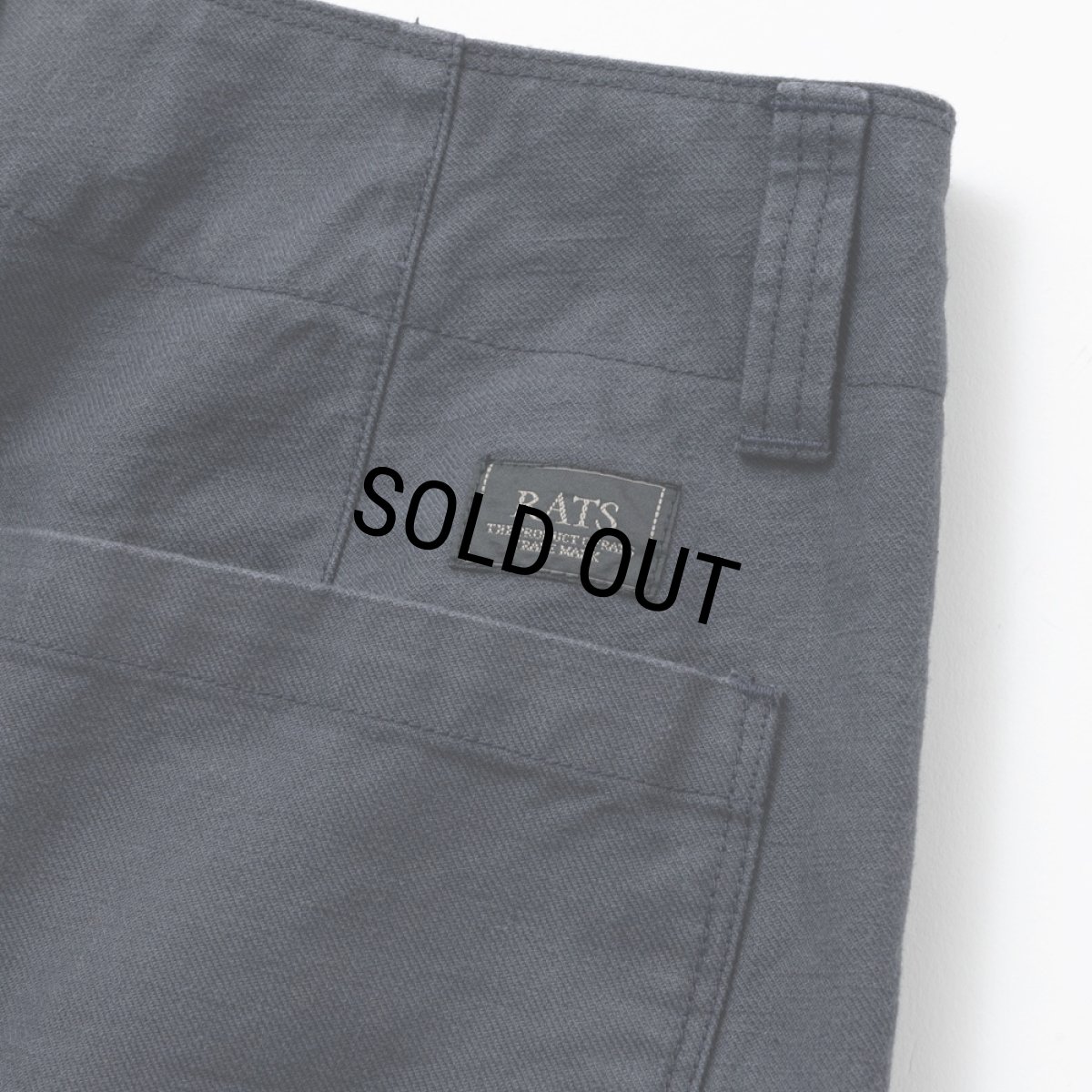 画像5: RATS/BAKER PANTS（ASH BLACK）［ベイカーパンツ-24秋冬］ (5)
