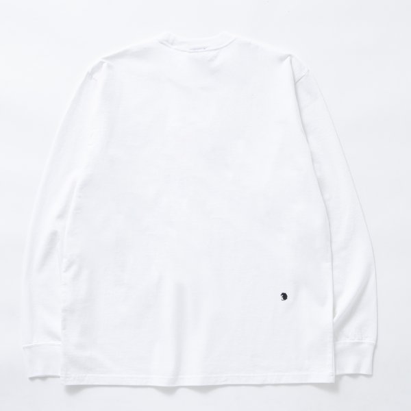 画像2: RATS/EMBLEM LOGO L/S TEE（WHITE）［プリント長袖T-24秋冬］