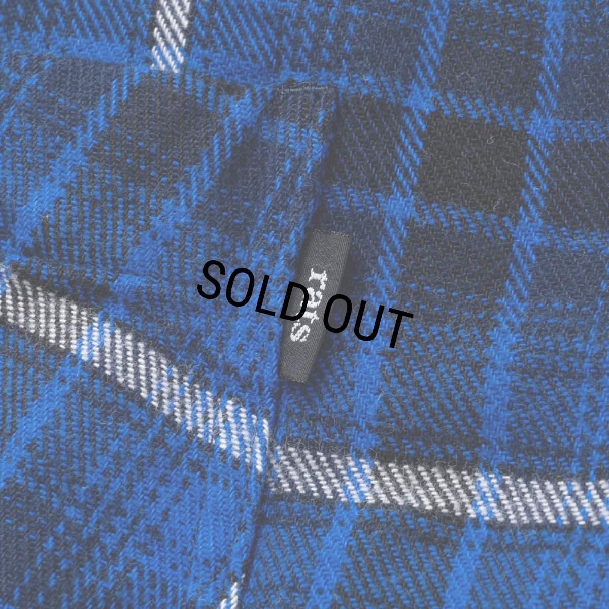 画像4: 【40%OFF】RATS/COTTON FLANNEL BLUE CHECK SHIRT（BLUE CHECK）［フランネルチェックシャツ-24秋冬］ (4)