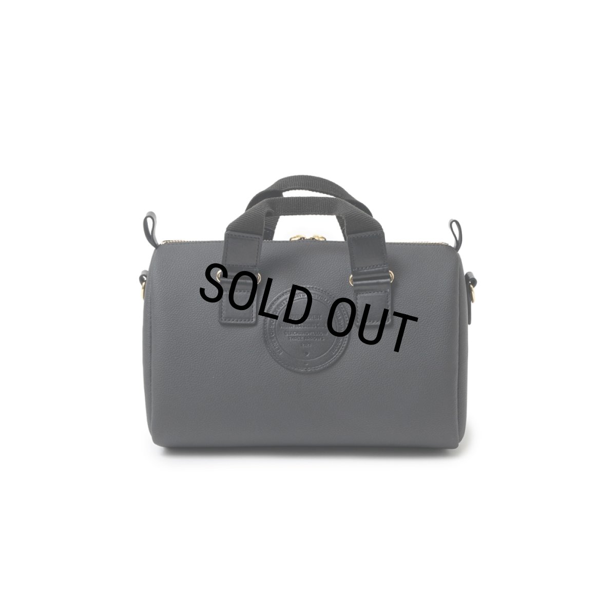 画像1: RATS/SYNTHETIC LEATHER MINI BOSTON BAG（BLACK）［シンセティックレザーミニボストンバッグ-24秋冬］ (1)