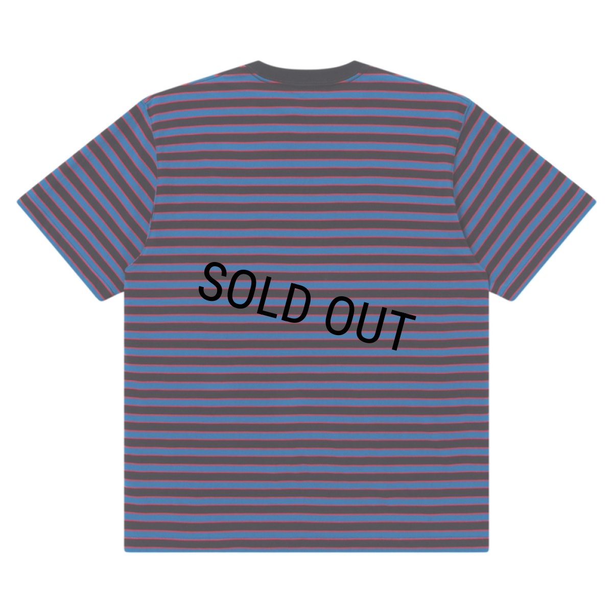 画像2: BlackEyePatch/BORDERED SMALL OG LABEL TEE（MULTI） (2)