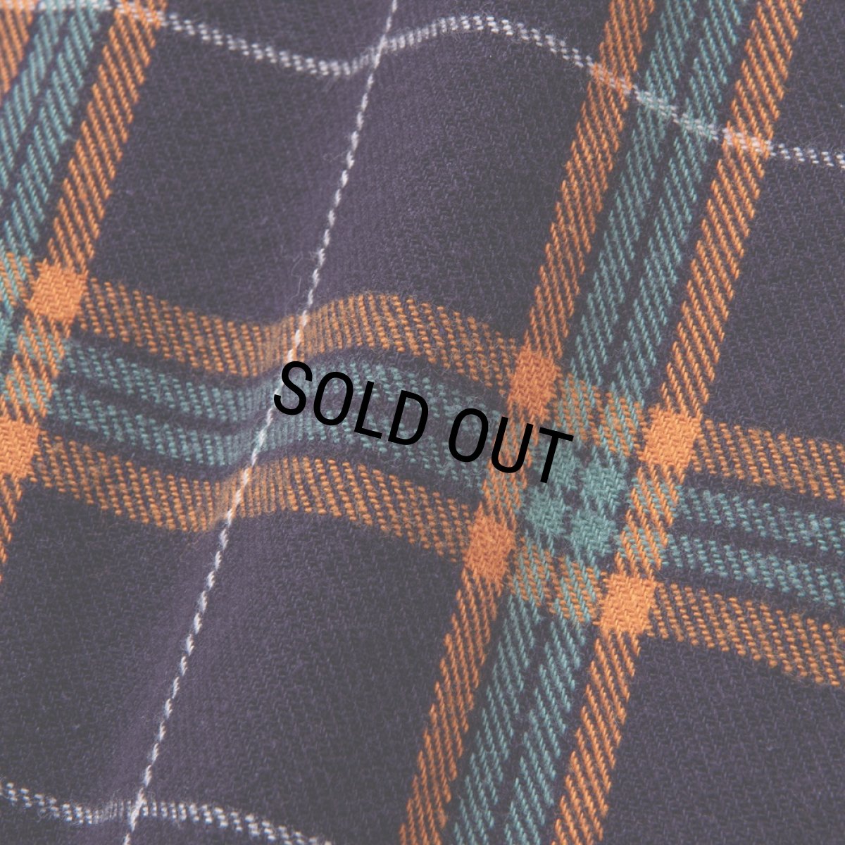 画像6: 【40%OFF】RATS/COTTON FLANNEL NAVY CHECK SHIRT（NAVY CHECK）［フランネルチェックシャツ-24秋冬］ (6)
