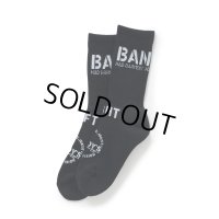 RATS/PILE SOCKS（BLACK）［ソックス-24秋冬］