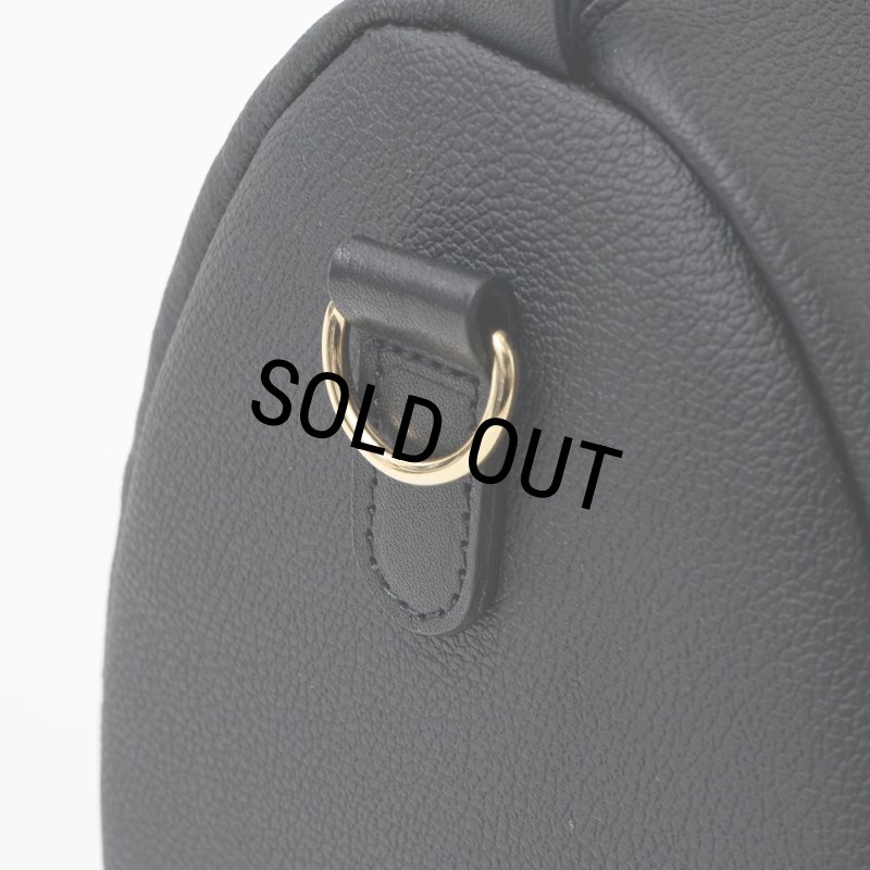 RATS/SYNTHETIC LEATHER MINI BOSTON BAG（BLACK）［シンセティック