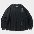 画像1: 【30%OFF】TIGHTBOOTH/STRAIGHT UP L/S T-SHIRT（Black）［プリント長袖ポケT-24秋冬］ (1)