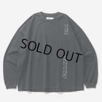 【30%OFF】TIGHTBOOTH/STRAIGHT UP L/S T-SHIRT（Black）［プリント長袖ポケT-24秋冬］