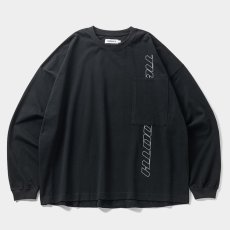 画像1: 【30%OFF】TIGHTBOOTH/STRAIGHT UP L/S T-SHIRT（Black）［プリント長袖ポケT-24秋冬］ (1)