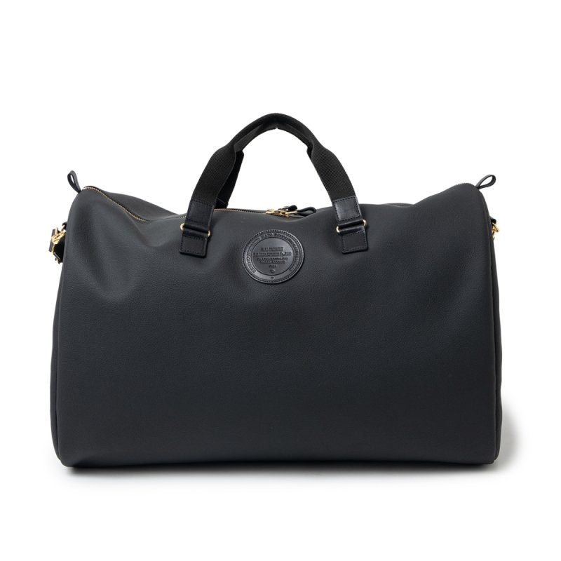 画像1: 【30%OFF】RATS/SYNTHETIC LEATHER BOSTON BAG（BLACK）［シンセティックレザーボストンバッグ-24秋冬］