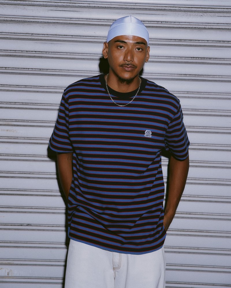 画像3: BlackEyePatch/BORDERED SMALL OG LABEL TEE(MULTI)