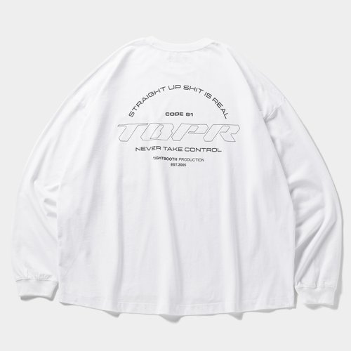 他の写真2: 【30%OFF】TIGHTBOOTH/STRAIGHT UP L/S T-SHIRT（White）［プリント長袖ポケT-24秋冬］