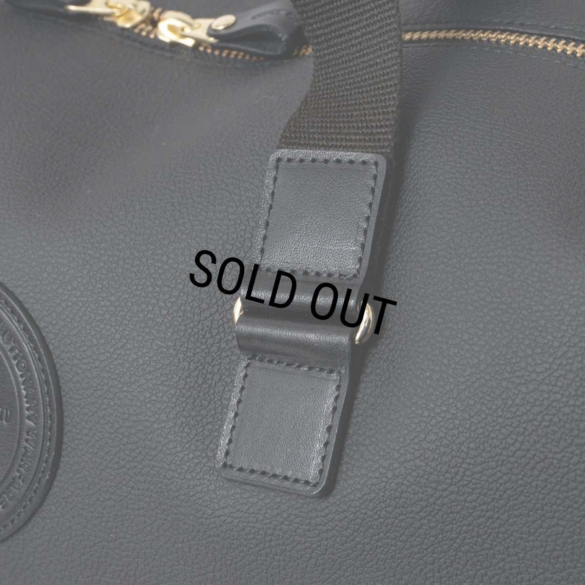 画像4: 【40%OFF】RATS/SYNTHETIC LEATHER BOSTON BAG（BLACK）［シンセティックレザーボストンバッグ-24秋冬］ (4)