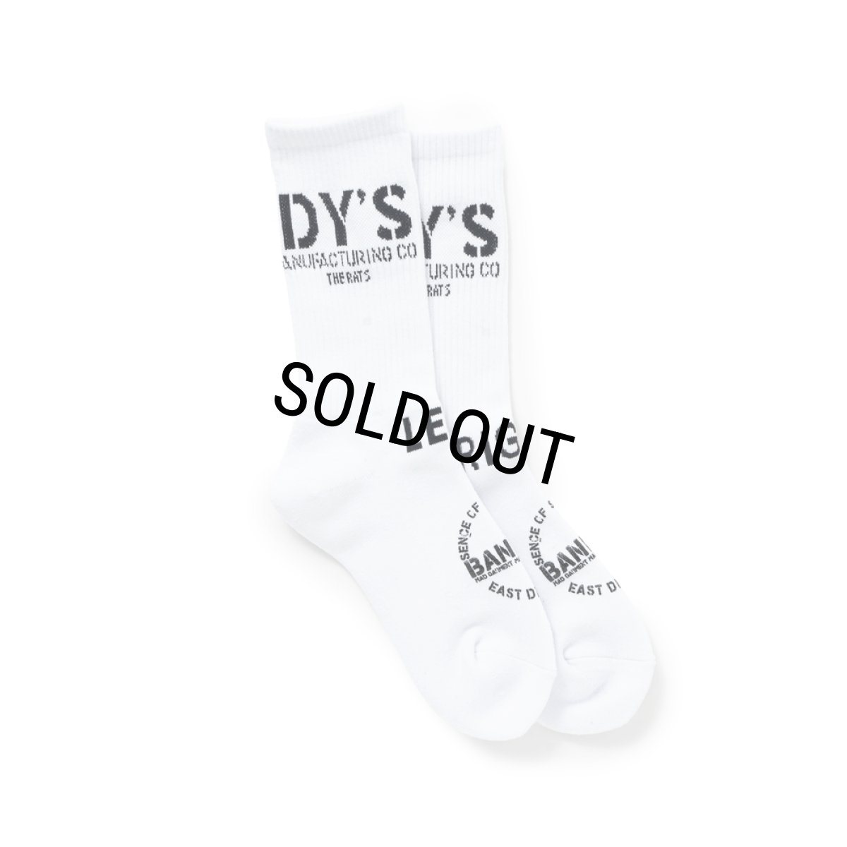 画像2: RATS/PILE SOCKS（WHITE）［ソックス-24秋冬］ (2)