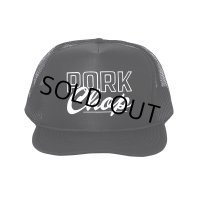 PORKCHOP/MASA SCULP MESH CAP B（BLACK）［メッシュキャップ-24秋冬］