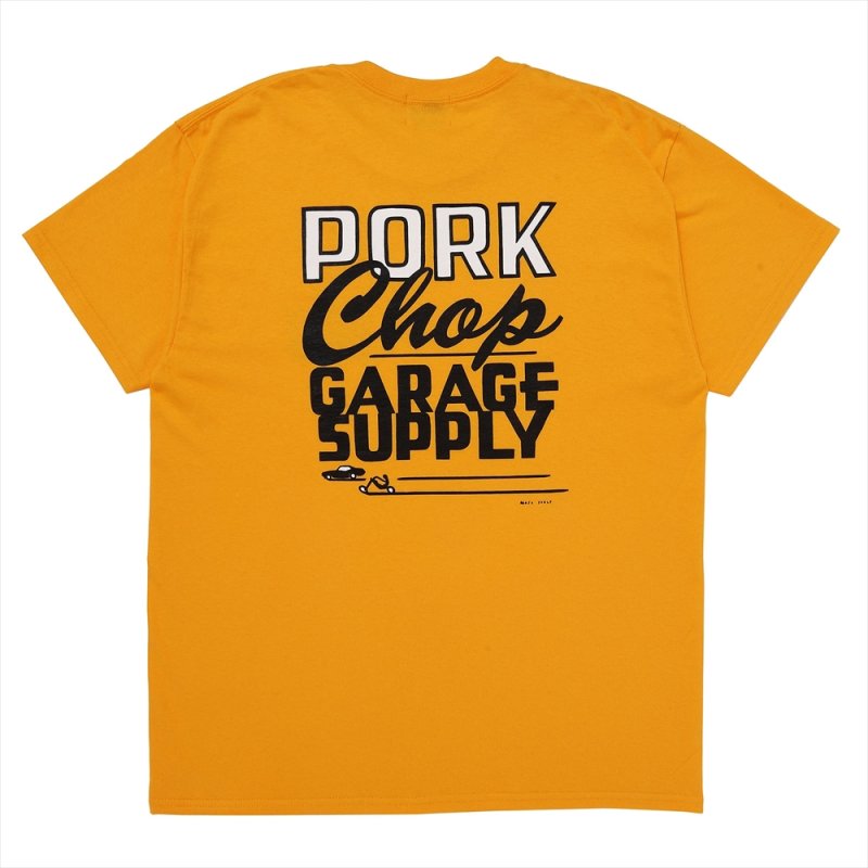 画像2: PORKCHOP/MASA SCULP TEE B（GOLD）［プリントT-24秋冬］