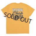 PORKCHOP/MASA SCULP TEE B（GOLD）［プリントT-24秋冬］