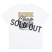 PORKCHOP/MASA SCULP TEE B（WHITE）［プリントT-24秋冬］