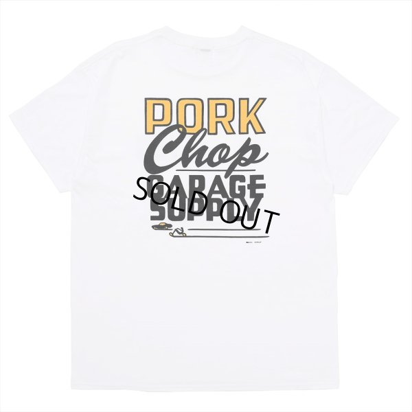 画像1: PORKCHOP/MASA SCULP TEE B（WHITE）［プリントT-24秋冬］