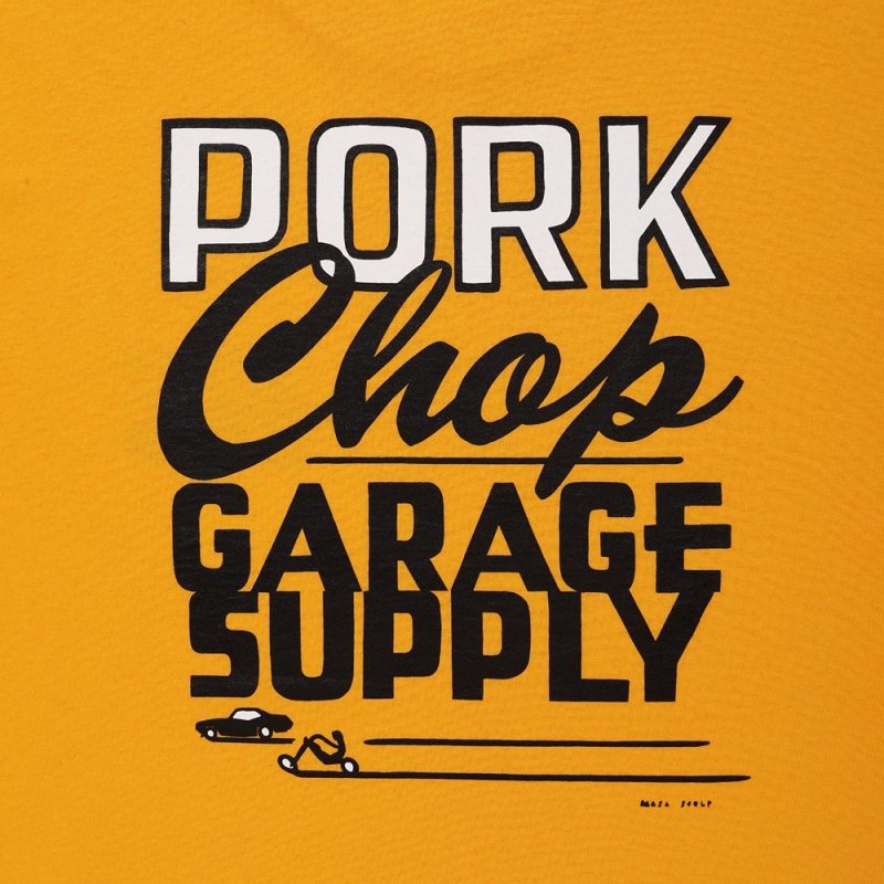 画像3: PORKCHOP/MASA SCULP TEE B（GOLD）［プリントT-24秋冬］