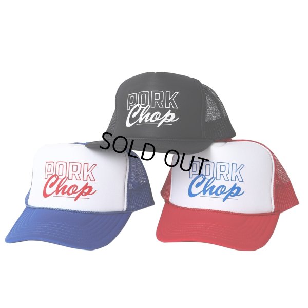 画像5: PORKCHOP/MASA SCULP MESH CAP B（RED）［メッシュキャップ-24秋冬］