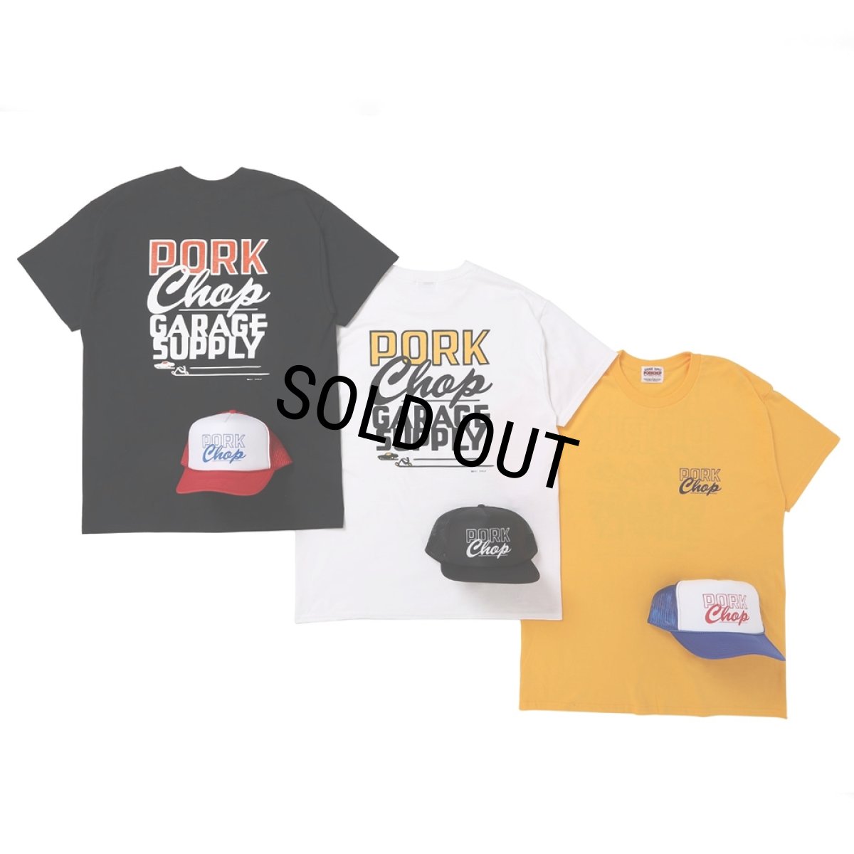 画像6: PORKCHOP/MASA SCULP TEE B（GOLD）［プリントT-24秋冬］ (6)