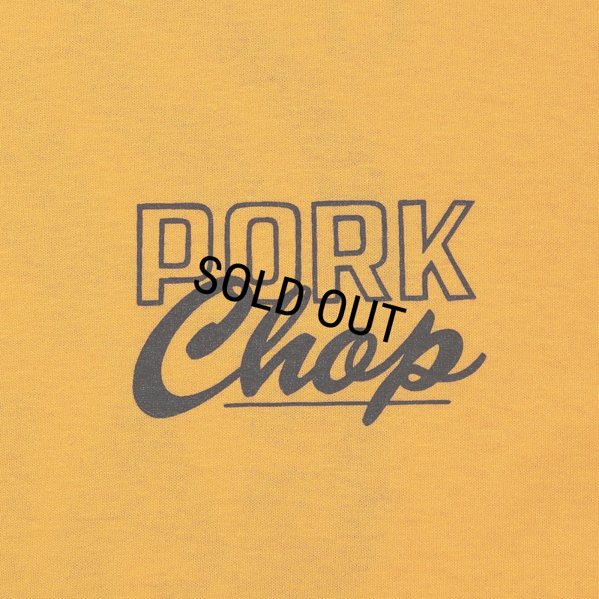 画像3: PORKCHOP/MASA SCULP TEE B（GOLD）［プリントT-24秋冬］ (3)