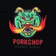 画像3: PORKCHOP/MASA SCULP L/S TEE A（BLACK）［プリント長袖T-24秋冬］ (3)