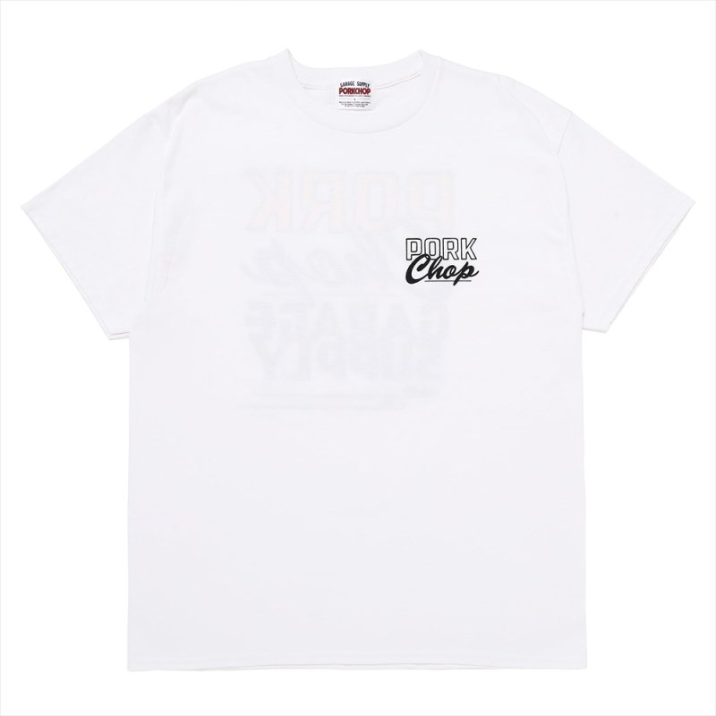 画像1: PORKCHOP/MASA SCULP TEE B（WHITE）［プリントT-24秋冬］
